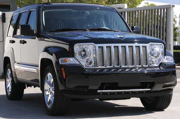 Chrome grill for 2008 jeep liberty #4
