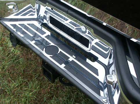 2008 Nissan titan chrome rear bumper #10