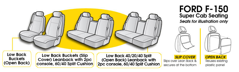 2002 F150 Super Cab Seats