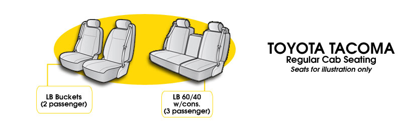 Toyota Tacoma Regular Cab Seating