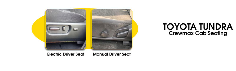 Tundra Crewmax Power vs. Manual Seats