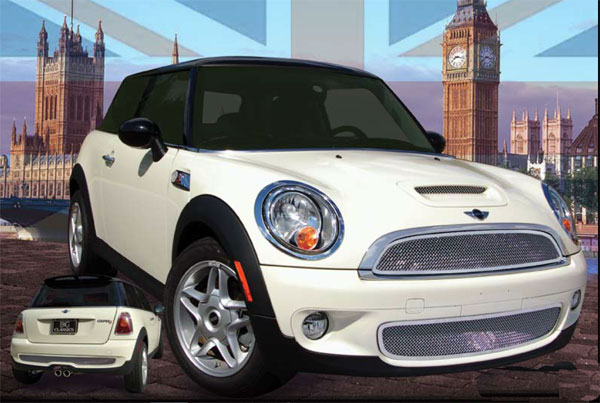 Mini Cooper S Mesh Grille by E&G Classics, 2007, 2008, 2009, 2010 ...