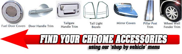 Chrome Accessories at ShopSAR.com