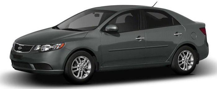 Kia Forte Sedan Painted Body Side Moldings, 2010, 2011, 2012, 2013 ...