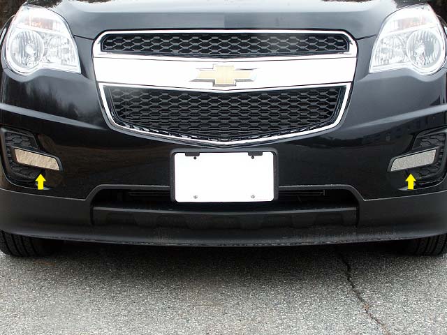 how to install front license plate bracket on chevy equinox