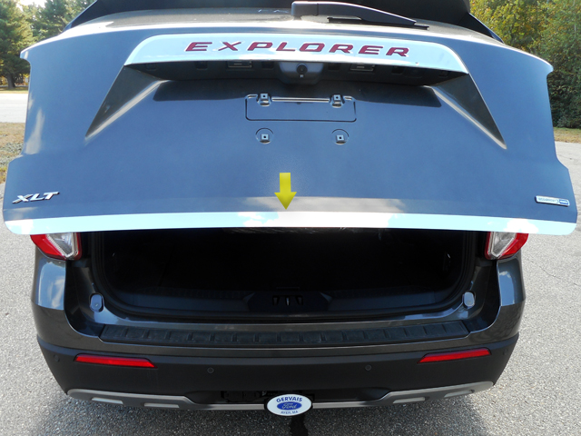 Ford Explorer Chrome Tailgate Trim, 2020, 2021, 2022 | ShopSAR.com