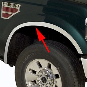 Ford Super Duty Wheel Well Fender Trim 2008 2009 2010 2011 2012 2013 2014 2015 2016 Shopsar Com