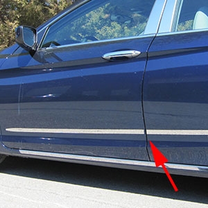 honda accord chrome door trim