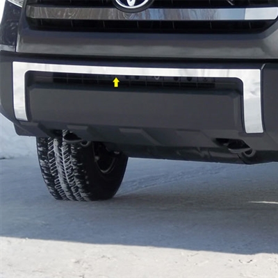 Toyota Tundra Chrome Front Bumper Trim, 2014, 2015, 2016, 2017, 2018 ...