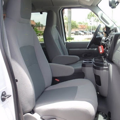 Auto Trim Design - Replace your cloth seats or worn leather on your Ford  Transit Wagon XLT with Katzkin Leather. Katzkin leather interior upholstery  will look, fit, and feel as good as