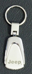 Jeep Key Chain - Stainless Steel Teardrop style | ShopSAR.com