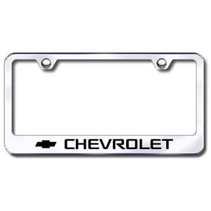 chrome lexus license plate frames