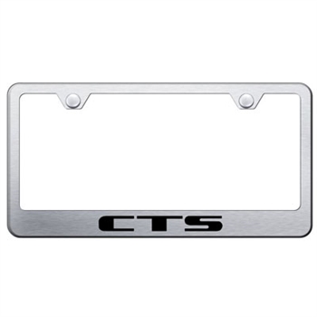 Cadillac CTS Laser Etched Chrome License Plate Frame | ShopSAR.com