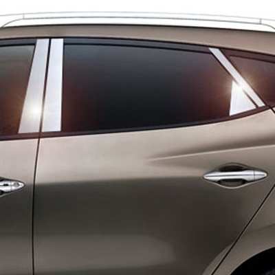 Hyundai Tucson Chrome Pillar Post Trim, 2010, 2011, 2012, 2013, 2014, 2015  | ShopSAR.com