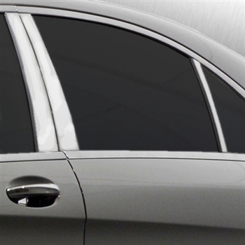 Chrome Pillar Posts Trim cheapest FOR Maercedes S Class 1992-1999 6PCS