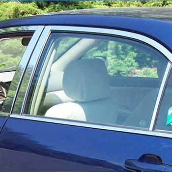 Toyota Corolla Chrome Pillar Post Trim, 6pc..Set, 2003, 2004, 2005, 2006,  2007, 2008 | ShopSAR.com