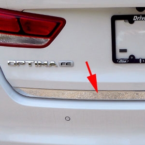 kia optima chrome window trim