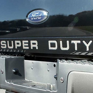 Ford Super Duty Tailgate Chrome Letter Set, 2008, 2009, 2010, 2011