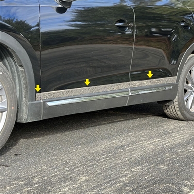 Mazda CX-9 Chrome Rocker Panel Trim (bottom of door)