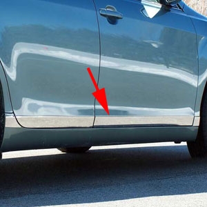 Toyota Camry Chrome Rocker Panel Trim, 8pc. Set, 2007, 2008, 2009, 2010