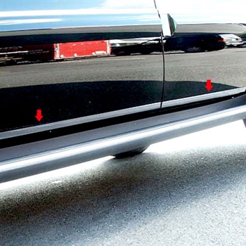 GMC Yukon Chrome Rocker Panel Trim, 2007, 2008, 2009, 2010, 2011, 2012 ...