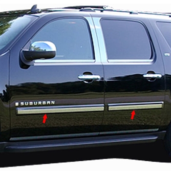 Chevrolet Avalanche Chrome Rocker Panel Set, 2007, 2008 | ShopSAR.com