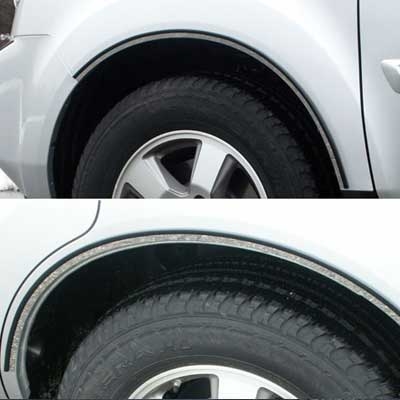 Honda Pilot Chrome Fender Well Trim, 4pc 2009 - 2015