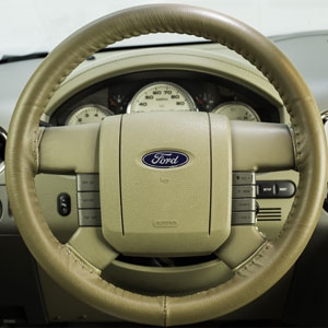 Ford Expedition Leather Steering Wheel Covers by Wheelskins